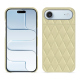 Custodia in pelle Apple iPhone 17 Air - Beige - Couture ( Nappa - Pantone #ceb888 ) 