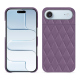 Coque cuir Apple iPhone 17 Air - Lilas - Couture ( Nappa - Pantone #b9a3e3 ) 