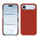 硬质真皮保护套 Apple iPhone 17 Air - Papaye - Couture ( Pantone #b54317 ) 