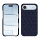 Coque cuir Apple iPhone 17 Air - Cobalt - Couture ( Pantone #2b253f ) 