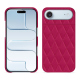 Funda de piel Apple iPhone 17 Air - Rose fluo - Couture ( Pantone #ff16b4 ) 