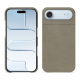 Apple iPhone 17 Air leather cover - Darboun sabla ( Pantone #BCB1A1 )