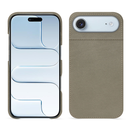 Coque arrière iPhone 17 Air – Luxe sur-mesure par NoreveDarboun sabla ( Pantone #BCB1A1 )