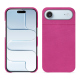 Capa em pele Apple iPhone 17 Air - Rose BB ( Pantone #DB599F )