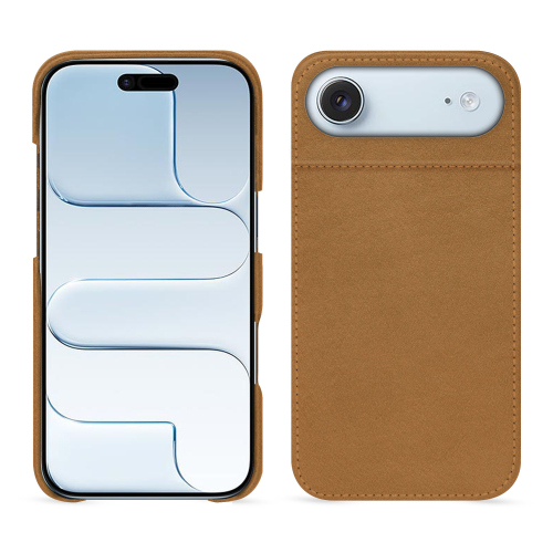Coque arrière iPhone 17 Air – Luxe sur-mesure par NoreveCastan esparciate ( Pantone #824F2A )