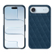 Apple iPhone 17 Air leather cover - Blu mediterran - Couture ( Pantone #0E3043 )