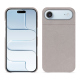 Coque cuir Apple iPhone 17 Air - Taupe innocent ( Pantone #d6d2c4 ) 