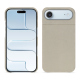 Capa em pele Apple iPhone 17 Air - Beige Veggie ( Pantone #dab9a1 ) 