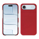 Capa em pele Apple iPhone 17 Air - Rouge Veggie ( Pantone #862633 ) 