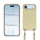 Schutzhülle mit Schulterriemen Apple iPhone 17 Air - Beige ( Nappa - Pantone #ceb888 ) 