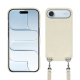 Apple iPhone 17 Air shell with shoulder strap - Blanc ( Nappa / White ) 