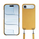 Capa Apple iPhone 17 Air com alça para o ombro - Or Maïa ( Pantone 871C ) 