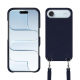 Guscio Apple iPhone 17 Air con tracolla - Cobalt ( Pantone #2b253f ) 