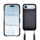 Apple iPhone 17 Air shell with shoulder strap - Gris Patine