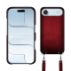 Carcasa Apple iPhone 17 Air con bandolera - Rouge Patine