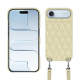 Apple iPhone 17 Air shell with shoulder strap - Ivoire - Couture ( Pantone #d6d6c6 ) 