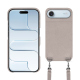 Guscio Apple iPhone 17 Air con tracolla - Taupe innocent ( Pantone #d6d2c4 ) 