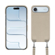 Apple iPhone 17 Air用ショルダーストラップ付きシェル - Beige Veggie ( Pantone #dab9a1 ) 