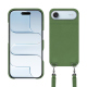 Apple iPhone 17 Air用ショルダーストラップ付きシェル - Vert Veggie ( Pantone #68724d ) 