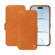 Apple iPhone 17 Air leather case - Mandarine vintage ( Pantone #d47231 ) 