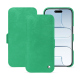 가죽 커버 Apple iPhone 17 Air - Menthe vintage ( Pantone #37b375 ) 