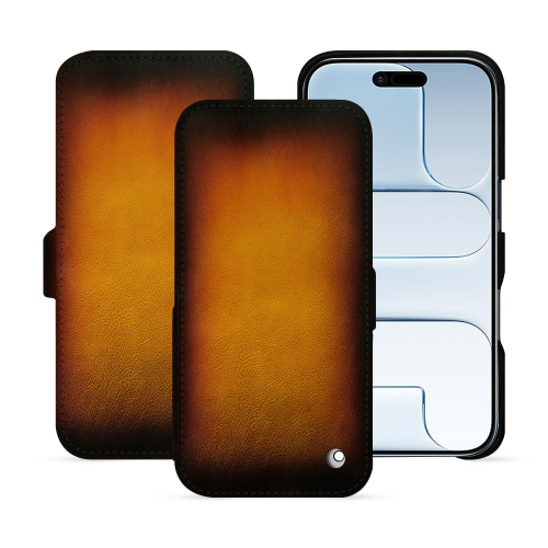 Funda para iPhone 17 Air con solapa horizontal: lujo y protección de alta gama | NoreveFauve Patine