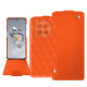 Custodia in pelle Apple iPhone 17 Air - Orange fluo - Couture ( Pantone #ff5406 ) 