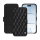 Capa em pele Apple iPhone 17 Air - Onyx - Couture ( Noir / Black ) 