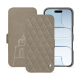 Apple iPhone 17 Air leather case - Darboun sabla - Couture ( Pantone #BCB1A1 )