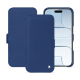 가죽 커버 Apple iPhone 17 Air - Bleu frisson ( Pantone #29588c ) 