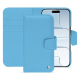 Apple iPhone 17 Air レザーウォレットケース - Bleu ciel ( Nappa - Pantone #abcae9 ) 