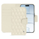 Capa de couro para carteira Apple iPhone 17 Air - Blanc - Couture ( Nappa - White ) 