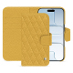Lederschutzhülle Apple iPhone 17 Air - Mimosa - Couture ( Pantone #b39437 ) 