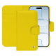 Custodia in pelle Apple iPhone 17 Air - Jaune fluo ( Pantone #c9ff57 ) 
