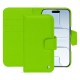 Apple iPhone 17 Air レザーウォレットケース - Vert fluo ( Pantone #00ab5f ) 