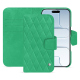 Custodia in pelle Apple iPhone 17 Air - Menthe vintage - Couture ( Pantone #37b375 ) 