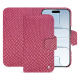 Capa de couro para carteira Apple iPhone 17 Air - Serpent ciclamino ( Pantone #9E4C6E ) 