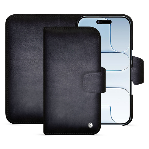 iPhone 17 Air Wallet Case - Luxury & Premium Leather | NoreveGris Patine