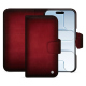 Funda de piel para cartera Apple iPhone 17 Air - Rouge Patine