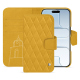 Custodia in pelle Apple iPhone 17 Air - Jaune soulèu - Couture ( Pantone #F3B934 )