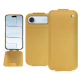 Apple iPhone 17 Air leather case - Or Maïa ( Pantone 871C ) 
