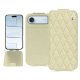 Custodia in pelle Apple iPhone 17 Air - Ivoire - Couture ( Pantone #d6d6c6 ) 