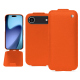 Housse cuir Apple iPhone 17 Air - Orange fluo ( Pantone #ff5406 ) 