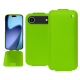 Capa em pele Apple iPhone 17 Air - Vert fluo ( Pantone #00ab5f ) 