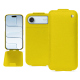 Custodia in pelle Apple iPhone 17 Air - Jaune fluo ( Pantone #c9ff57 ) 