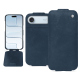 Housse cuir Apple iPhone 17 Air - Jean vintage ( Pantone #2f414f  ) 