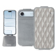 Custodia in pelle Apple iPhone 17 Air - Platinium - Couture ( Pantone 877C ) 