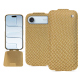 Apple iPhone 17 Air leather case - Serpent sabbia ( Pantone #D2BA92 )