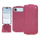 Housse cuir Apple iPhone 17 Air - Serpent ciclamino ( Pantone #9E4C6E ) 