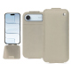 Housse cuir Apple iPhone 17 Air - Beige Veggie ( Pantone #dab9a1 ) 